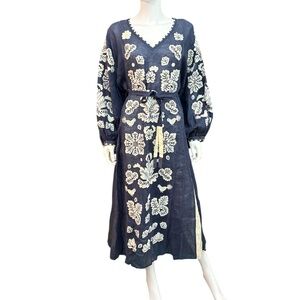 VITA KIN PRISTINE LINEN DRESS - size small